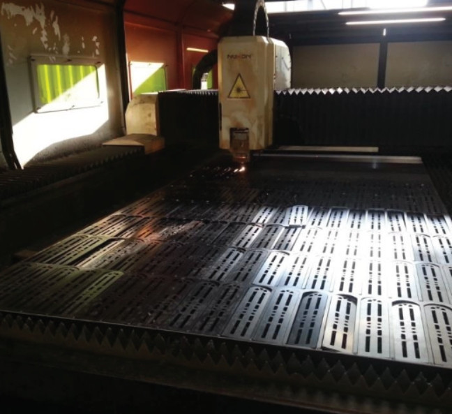 Fiber Laser Machine in Action